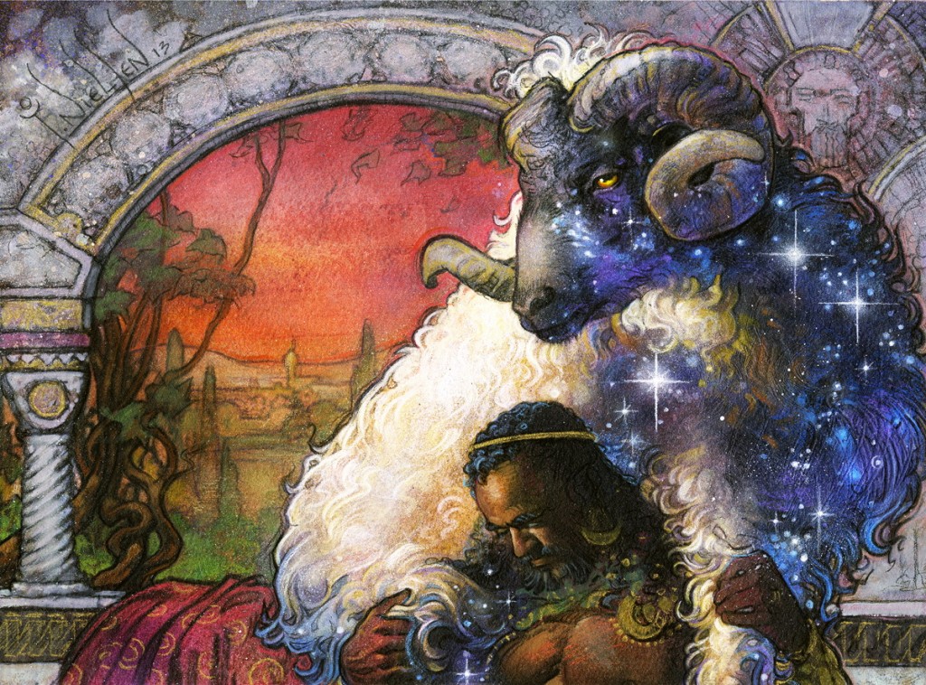 mtg nyx ram fleece terese nielsen magic sheep nielson journey gathering card artwork infinite knightofleo hearthpwn artist enter why deviantart