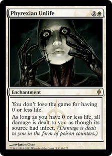 Phyrexian Unlife MtG Art from New Phyrexia Set by Jason Chan - Art