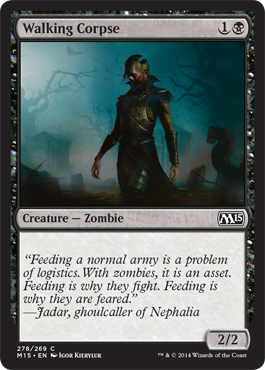 Walking Corpse MtG Art from Innistrad, Magic 2015 Set by