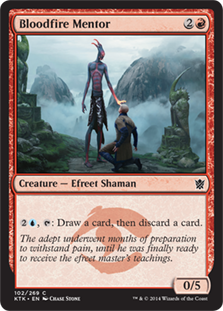 Bloodfire Mentor MtG Art from Khans of Tarkir Set by Chase Stone - Art of Magic:  the Gathering