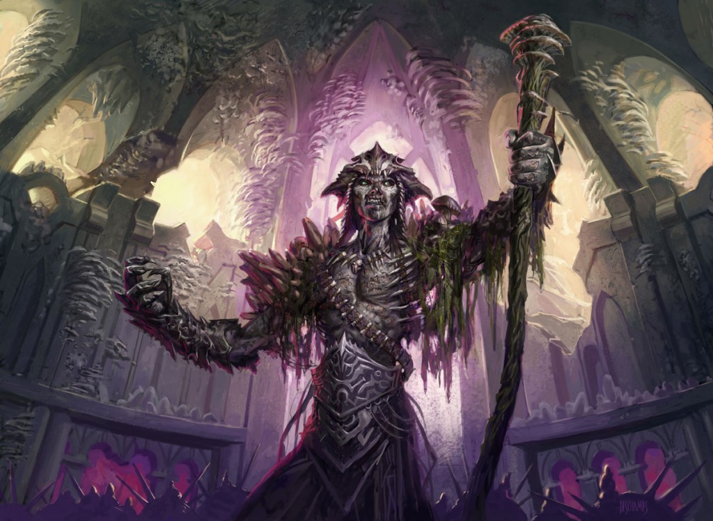 MtG Art: Jarad, Golgari Lich Lord from Return to Ravnica Set by Eric