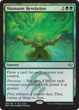 Shamanic Revelation (Buy-a-Box Promo) MtG Art from Fate Reforged
