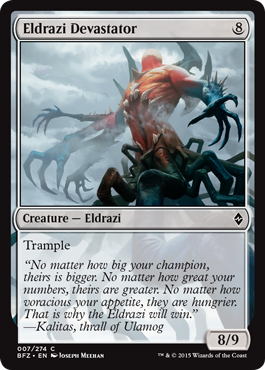 Eldrazi Devastator MtG Art from Battle
