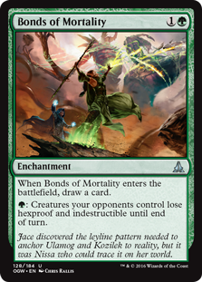 Bonds of Mortality + Fall of the Titans MtG Art from Oath of the Gatewatch  Set by Chris Rallis - Art of Magic: the Gathering