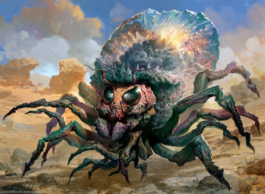 MtG Art Giant Solifuge from Eternal Masters Set by