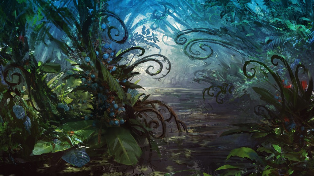 MtG Art: Blooming Marsh from Kaladesh Set by Adam Paquette - Art of