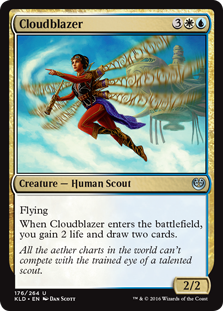 Cloudblazer MtG Art from Kaladesh Set by Dan Scott - Art of Magic: the  Gathering