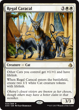 Regal Caracal MtG Art from Amonkhet Set by Filip Burburan - Art of