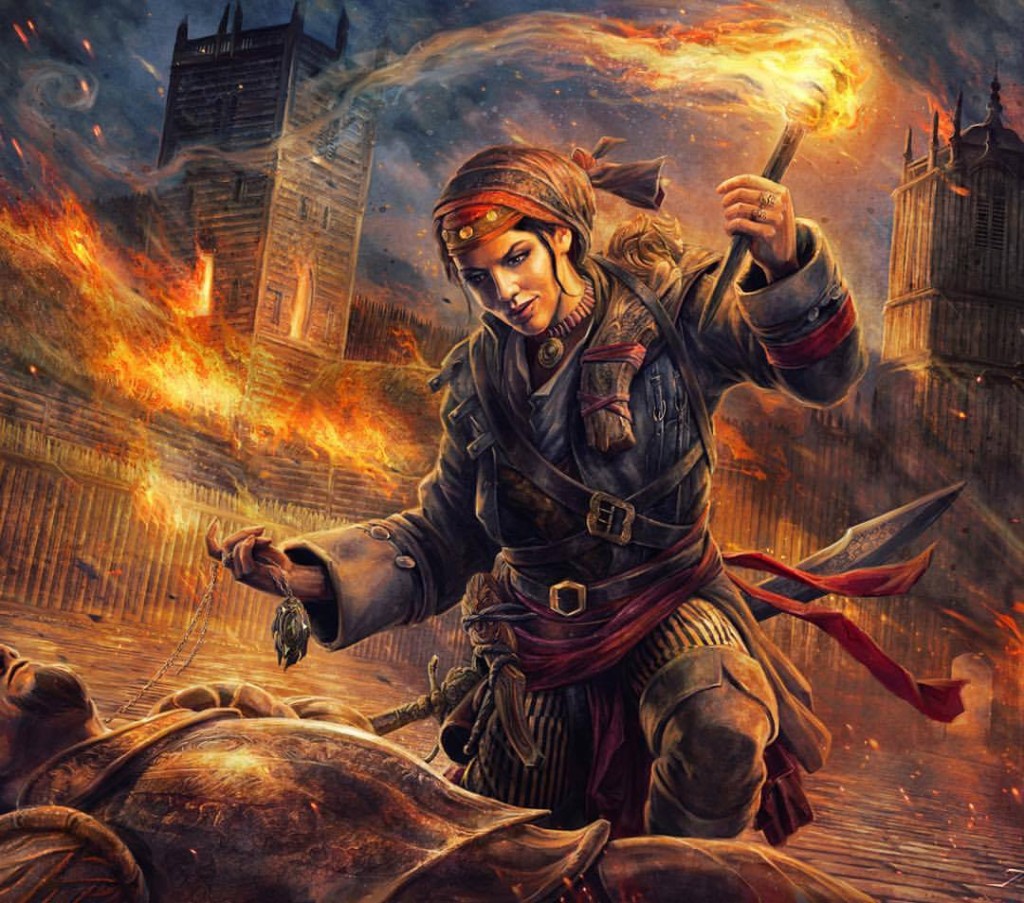 MtG Art Marauding Looter from Ixalan Set by Jason A. Engle Art of