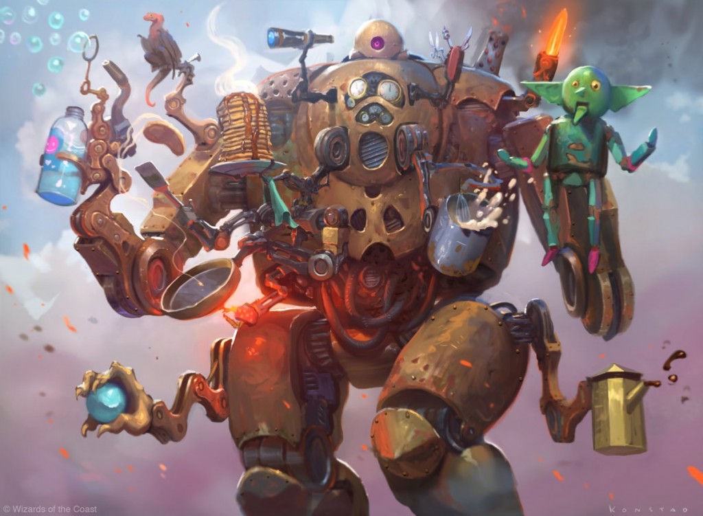 MtG Art Modular Monstrosity from Unstable Set by Alex Konstad Art of