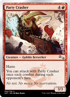 MtG Art Party Crasher from Unstable Set by Mike Burns Art of Magic