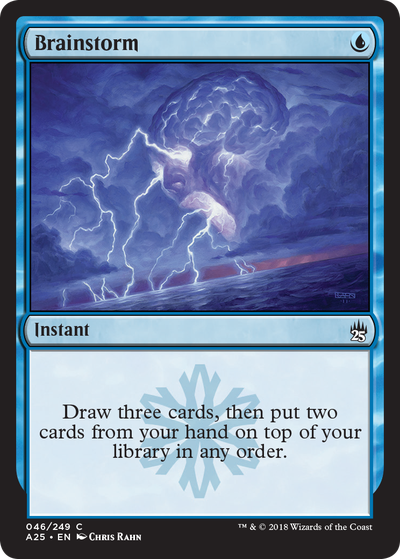 Brainstorm MtG Art from Masters 25 Set by Chris Rahn - Art