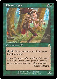Elvish Piper MtG Art from Urza's Destiny Set by Scott M. Fischer - Art of  Magic: the Gathering