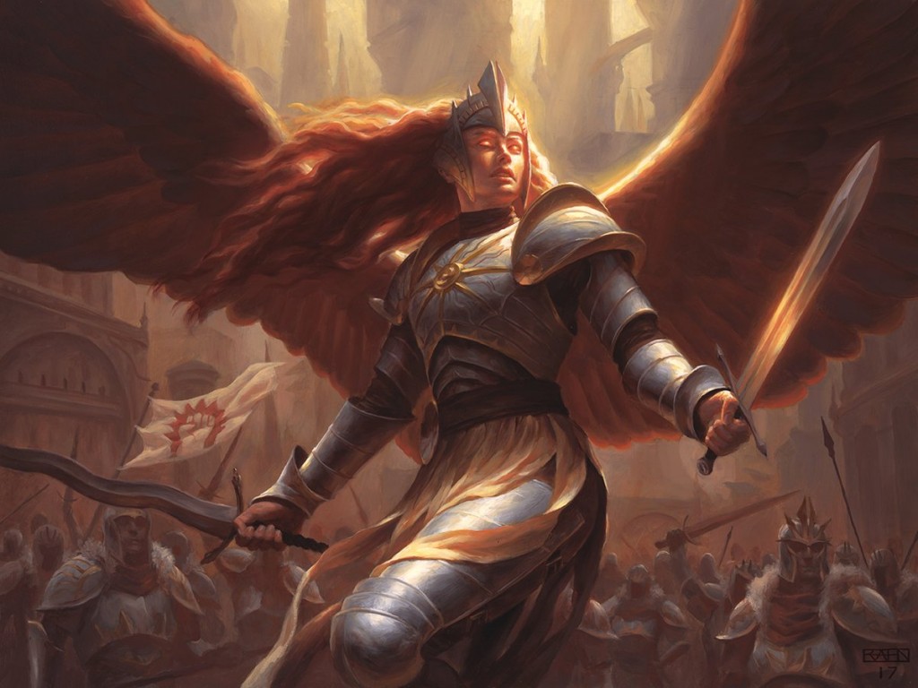 MtG Art Aurelia, Exemplar of Justice from Guilds of Ravnica Set by