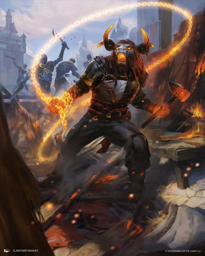 Angrath, Captain of Chaos MtG Art from War of the Spark Set by Slawomir