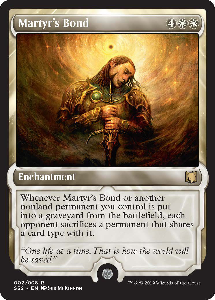 Martyr's Bond MtG Art from Signature Spellbook: Gideon Set