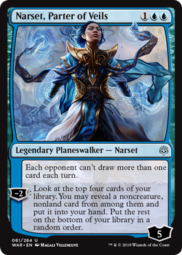 Ultra Pro Magic: The Gathering MTG War of The Spark Alternate Art Narset Playmat