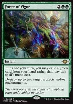 Force of Vigor MtG Art from Modern Horizons Set by Randy Vargas
