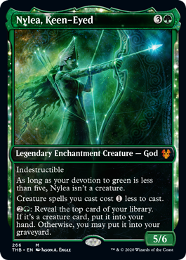 Nylea, Keen-Eyed (Alternate) MtG Art from Theros Beyond Nylea, Keen-Eyed (Alternate) MtG Art from Theros Beyond