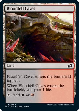 Bloodfell Caves MtG Art from Ikoria Set by Titus Lunter - Art of Magic: the  Gathering