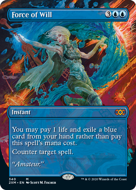 Force of Will MtG Art from Double Masters Set by Scott M. Fischer