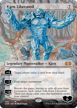 Karn Liberated + Urza Lands - Double Masters MtG Art