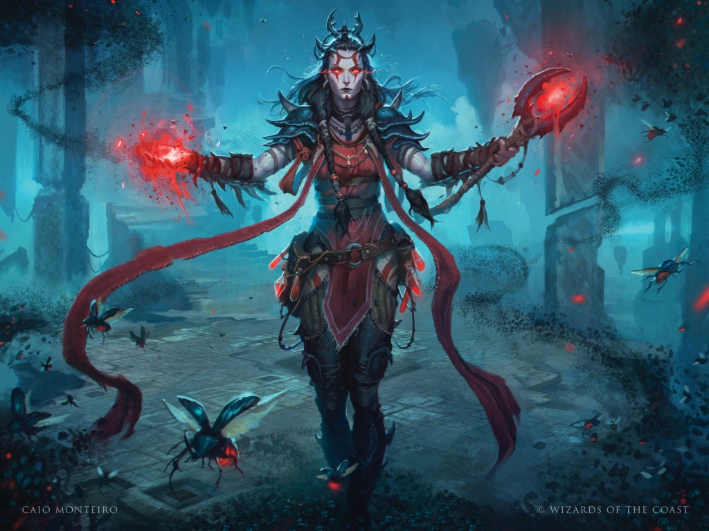 MtG Art Marauding BlightPriest from Zendikar Rising Set by Caio