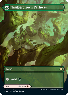 Timbercrown Pathway Variant MtG Art from Zendikar Rising Set by Sam Burley  - Art of Magic: the Gathering