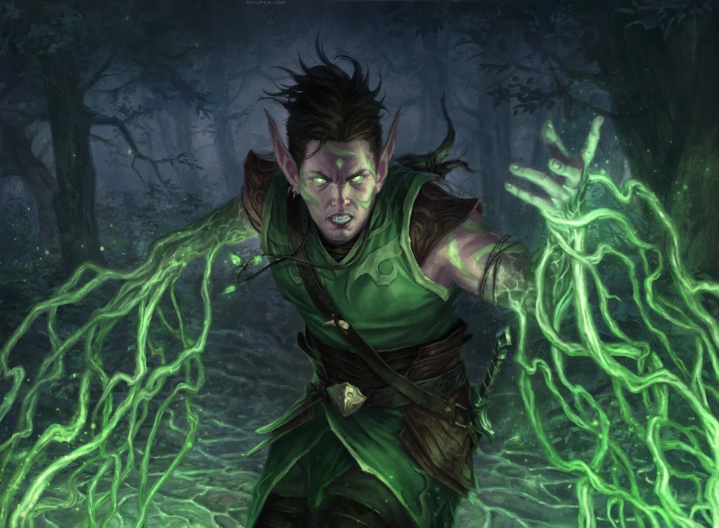 MtG Art: Rootweaver Druid from Commander Legends Set by Lie Setiawan