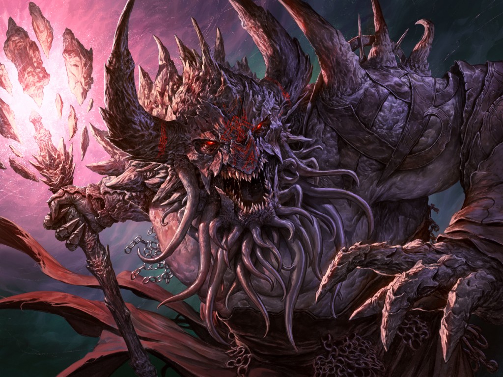 MtG Art Dream Devourer from Kaldheim Set by David Rapoza Art of Magic the Gathering