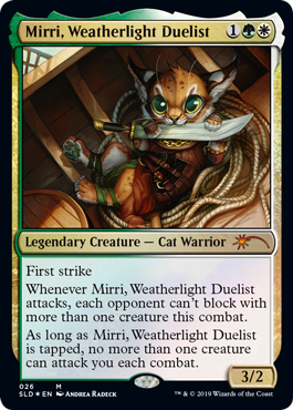 Mirri, Weatherlight Duelist MtG Art from Secret Lair Set by