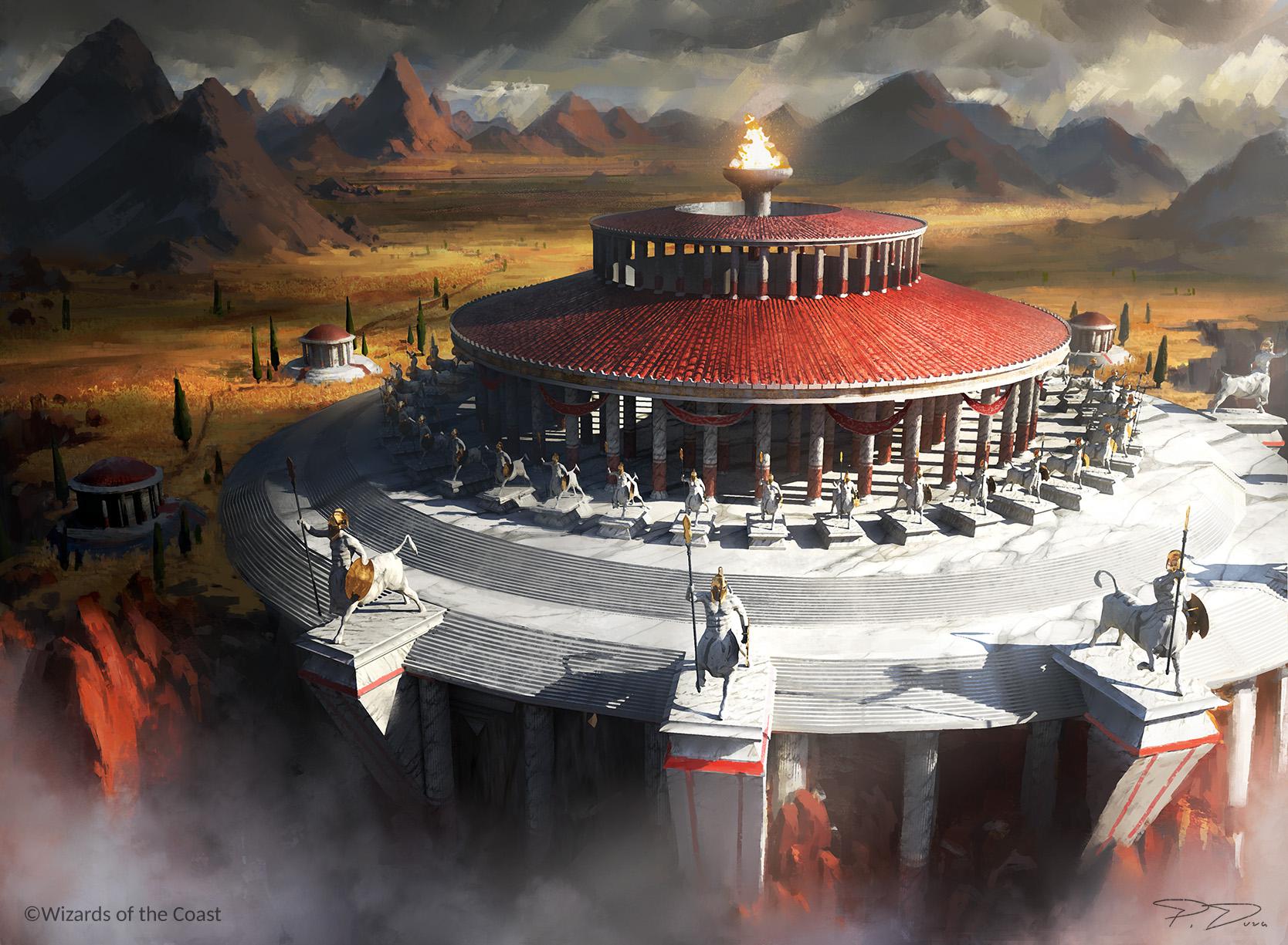MTG Core Set 2020 Temple of Triumph