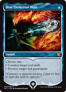 Blue Elemental Blast MtG Art from Signature Spellbook: Jace