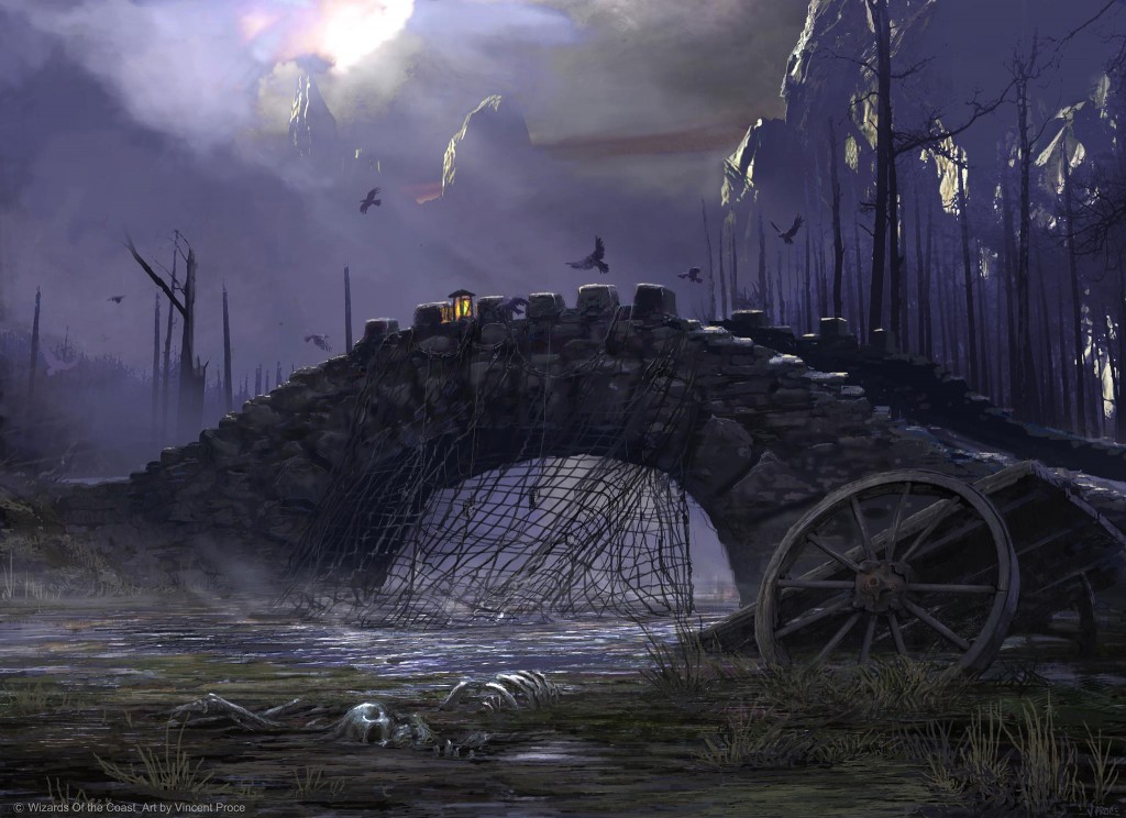 Choked Estuary MtG Art from Shadows over Innistrad Set by Vincent Proce