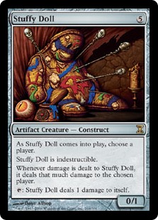 doll cards mtg Twitching Doll (Extended Art) [Duskmourn: House of Horror] Foil – Dark Fox  TCG main image 1