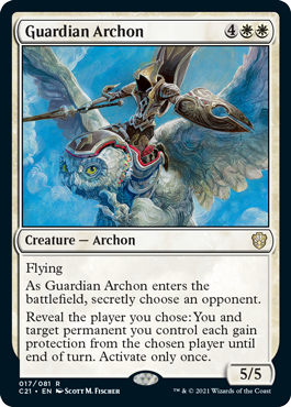 Guardian Archon MtG Art from Commander 2021 Set by Scott M