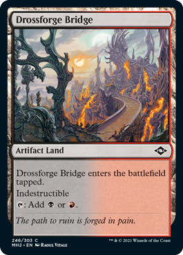 Drossforge Bridge MtG Art from Modern Horizons 2 Set by Raoul