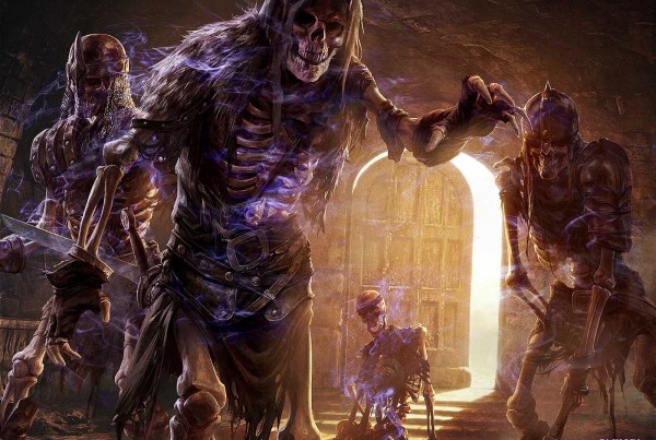 Clattering Skeletons - Adventures in the Forgotten Realms MtG Art