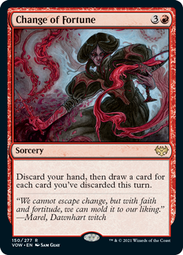 Change of Fortune MtG Art from Innistrad: Crimson Vow Set by Sam Guay - Art  of Magic: the Gathering