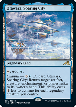 Otawara, Soaring City MtG Art from Kamigawa: Neon Dynasty