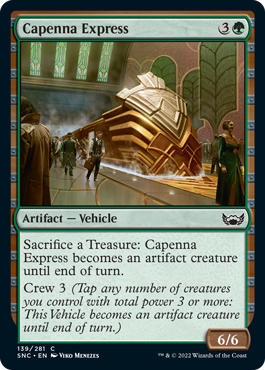 Capenna Express MtG Art from Streets of New Capenna Set by