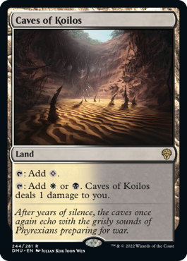 Caves of Koilos MtG Art from Dominaria United Set by Julian Kok