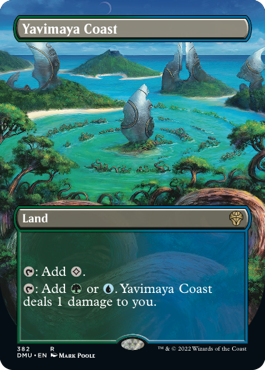 Yavimaya Coast (Variant) MtG Art from Dominaria United Set by Mark