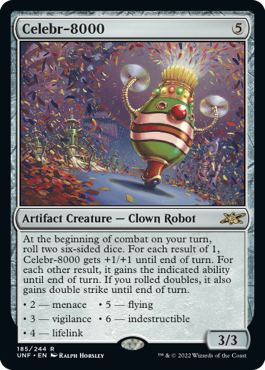 Celebr-8000 MtG Art from Unfinity Set by Ralph Horsley - Art of