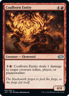 Coalborn Entity MtG Art from Jumpstart 2022 Set by Liiga