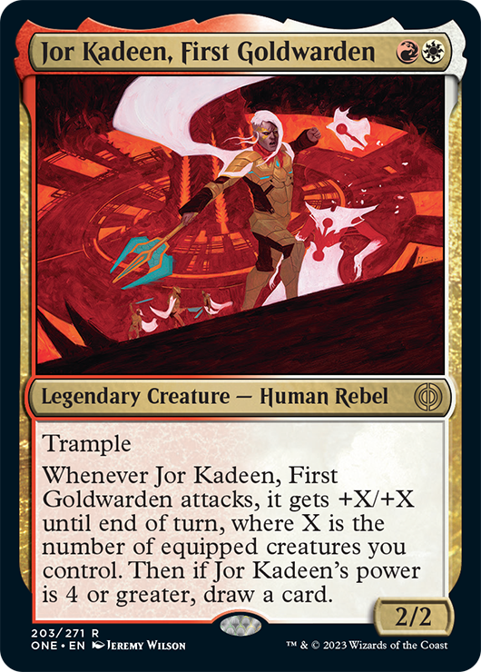 Jor Kadeen, First Goldwarden MtG Art from Phyrexia: All Will