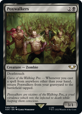 Poxwalkers MtG Art from Warhammer 40000 Set by Games Workshop