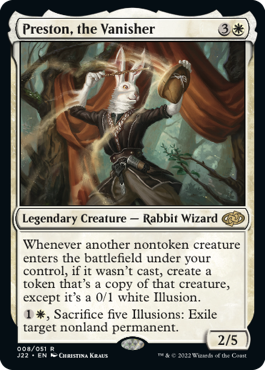 Preston, the Vanisher MtG Art from Jumpstart 2022 Set by Christina