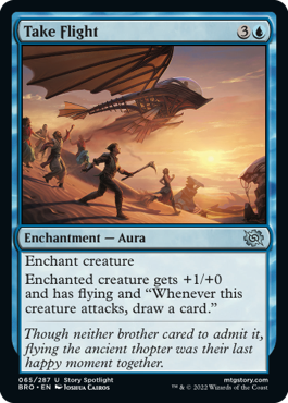 Take Flight MtG Art from The Brothers' War Set by Joshua Cairos - Art ...