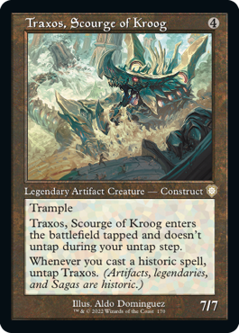 Traxos, Scourge of Kroog MtG Art from The Brothers' War Set by